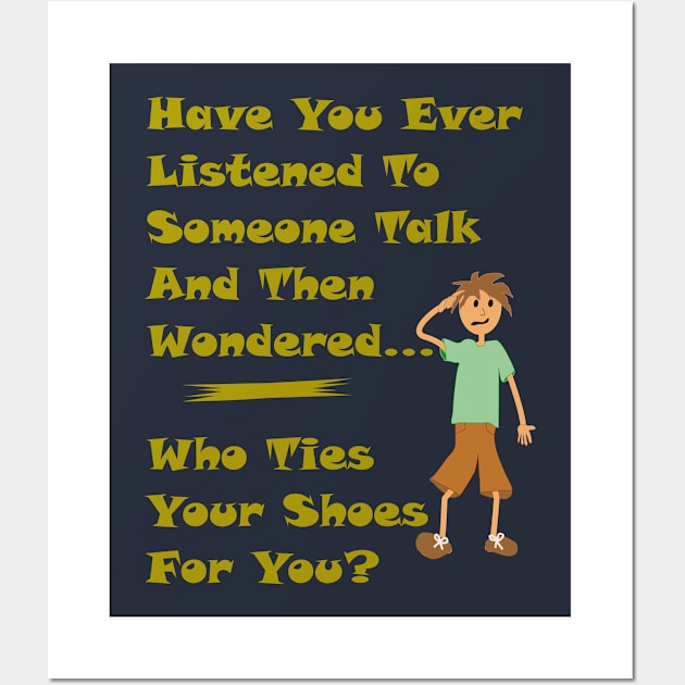 Shoes Wall Art by BeAwesomeApparel